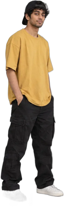 A comedy creator standing, ready for a viral day
